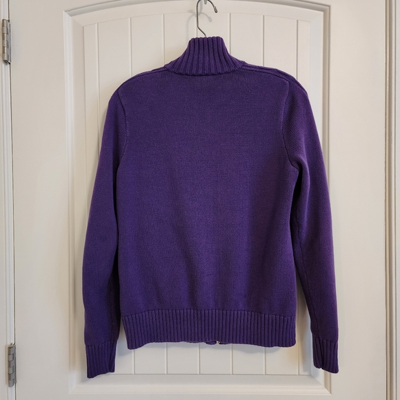 Ralph Lauren Sport Sweater Purple Large - Picture 2 of 13